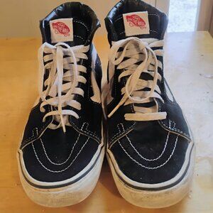 Vans Sk8-Hi Black High-Top Sneakers Men’s size 9 / Women’s size 10.5